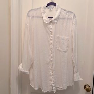 Old Navy boyfriend button down. XXL = size 18.